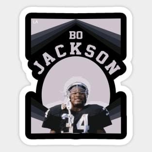 Bo Jackson Raiders Sticker